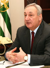 President of Abkhazia Sergey Bagapsh